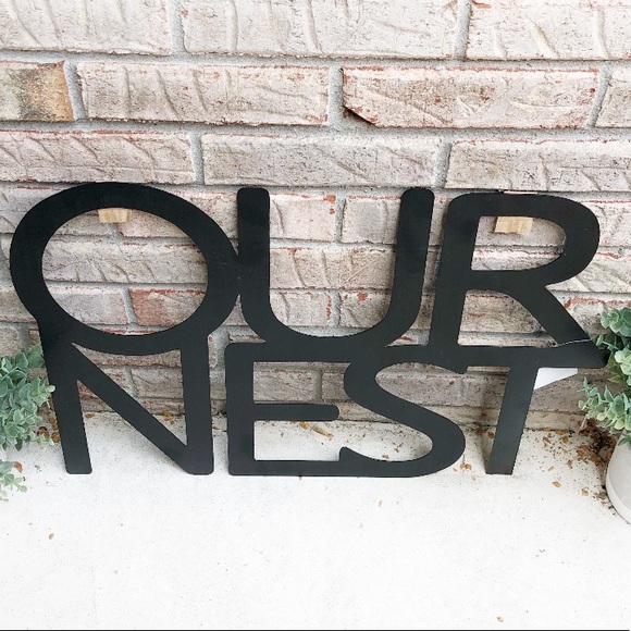 Other - Our Nest Metal Sign